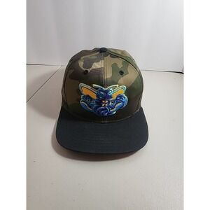 Charlotte Hornets Black Camo  Adidas  SnapBack Hat NBA
